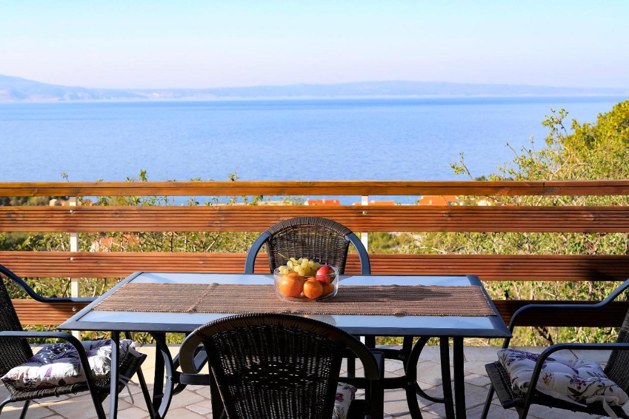 Apartment Vincent With Beautiful Sea View Terrace Klenovica Eksteriør billede